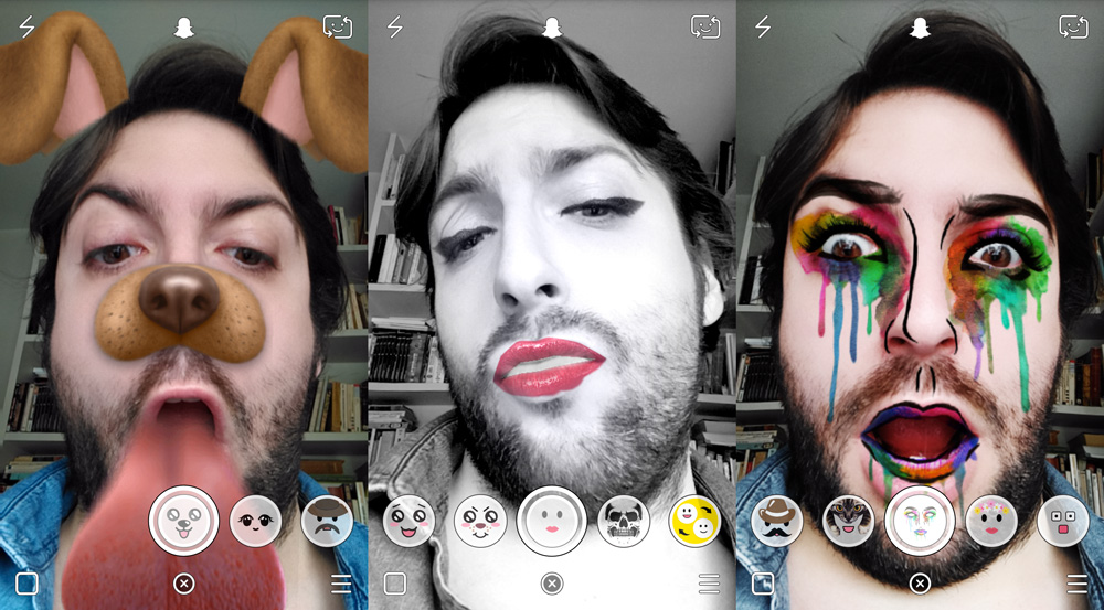 Snapchat máscaras