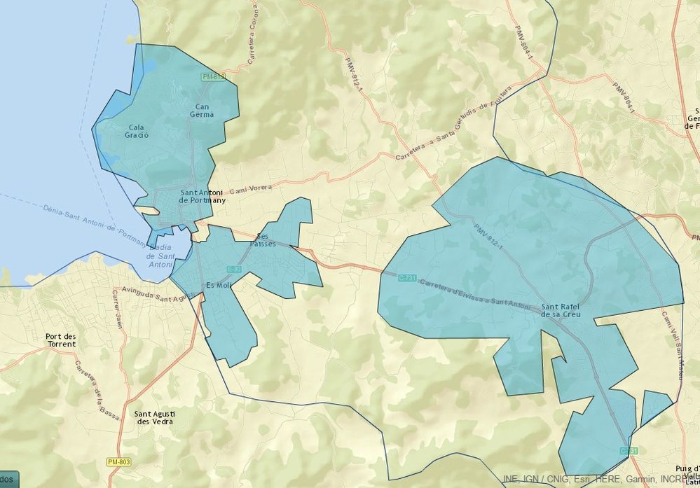 Mapa despliegue Fibra simétrica Movistar Ibiza Sant Antoni de Portmany.jpg