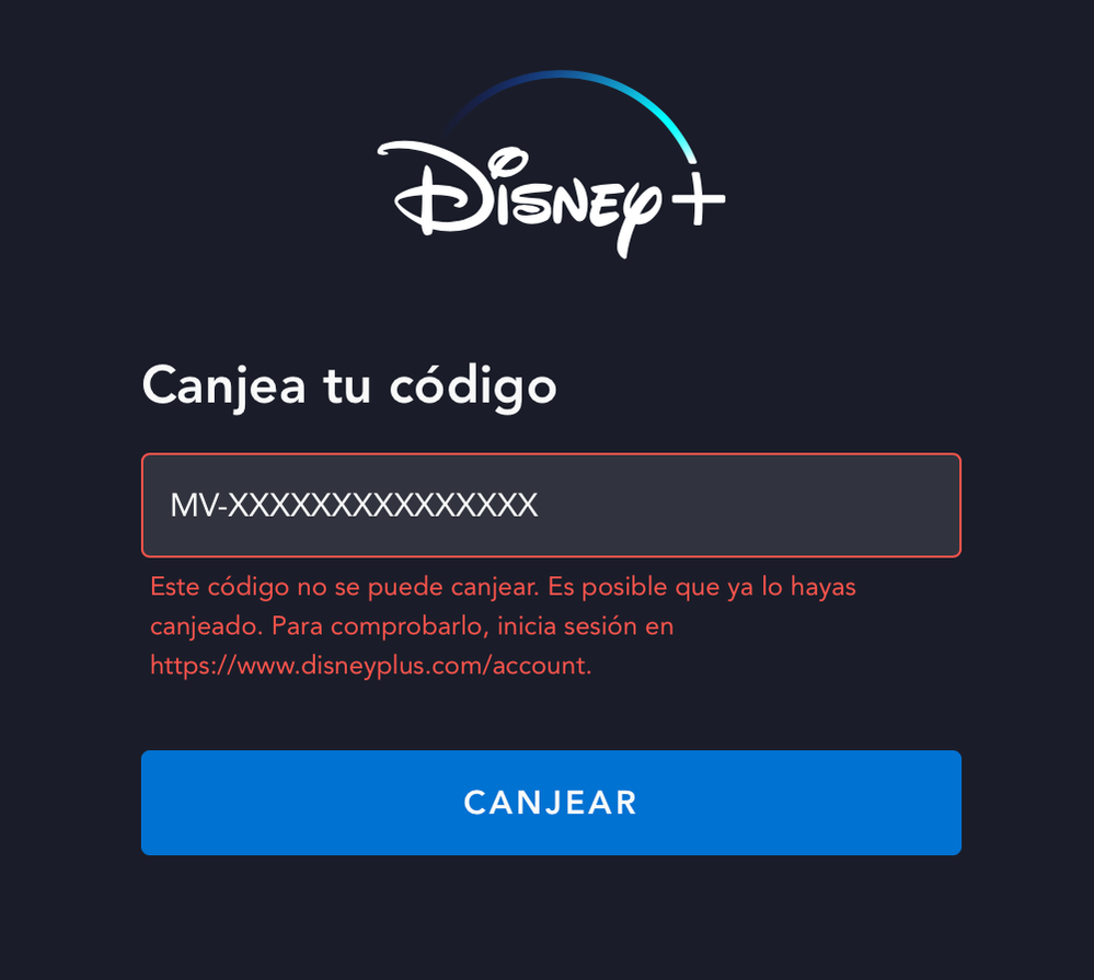 código Disney+ canjeado.png