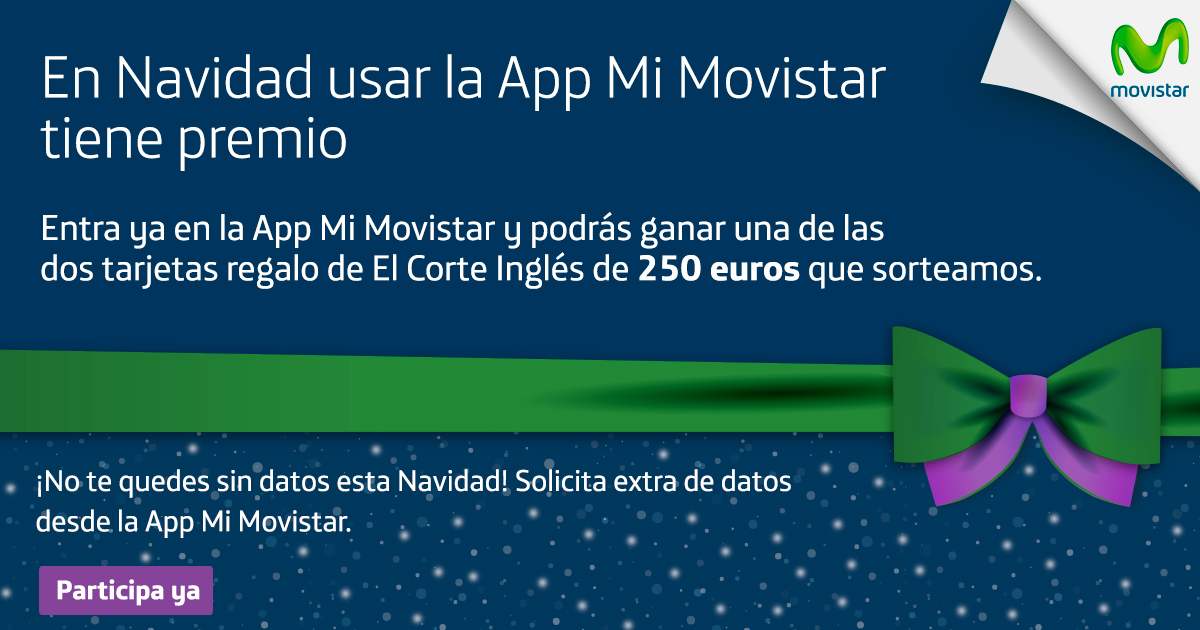 Concurso de Navidad de la APP Mi Movistar