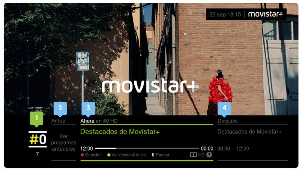 mini guia guia Movistar TV Movisfera