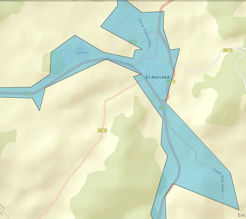 Mapa despliegue Fibra simétrica Movistar Es Mercadal.jpg