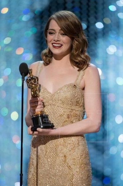 Emma Stone ganó el Oscar a "Mejor actriz"