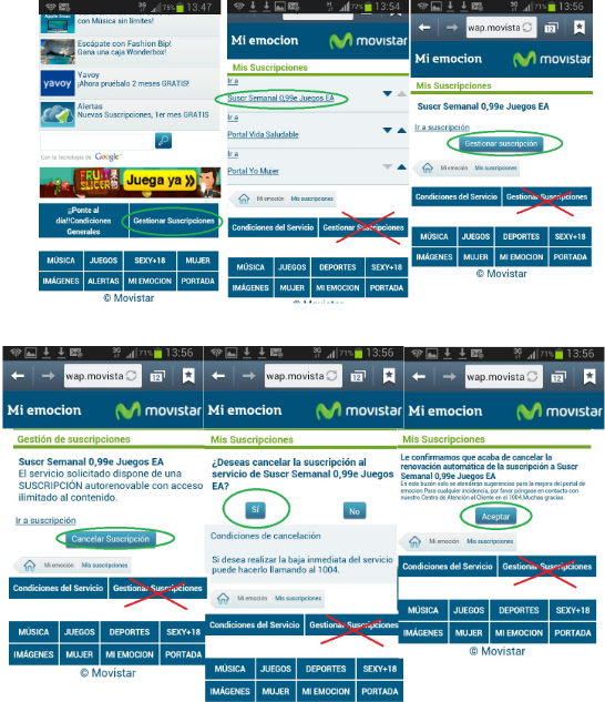 Proceso de cancelacion de trafico gtm wap premium.