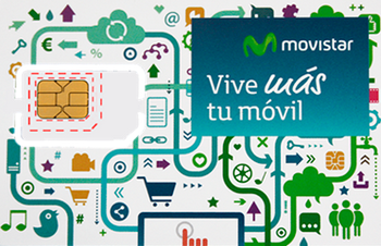 Tarjetas SIM troqueladas de Movistar
