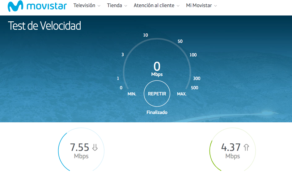 Velocidad router wifi 6pm