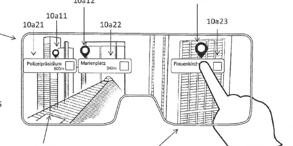 Detalles de la patente de Apple sobre tecnología de realidad aumentada.