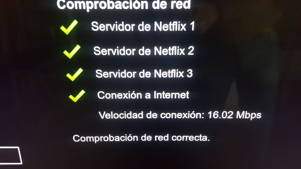 Comprobacion de Netflix