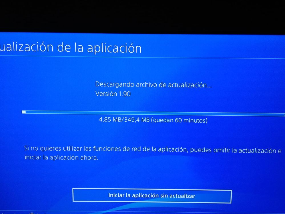 Actualización PS4