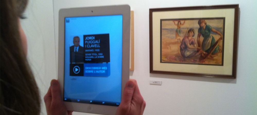 Pruebas con tecnología AR del Museo de Mataró.