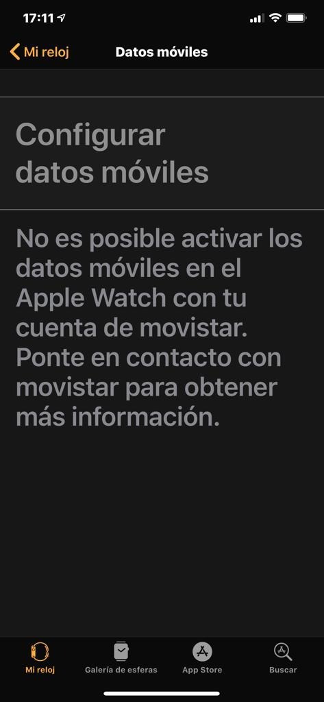 Solucionado: conectar Apple Watch a la red Movistar - Comunidad Movistar