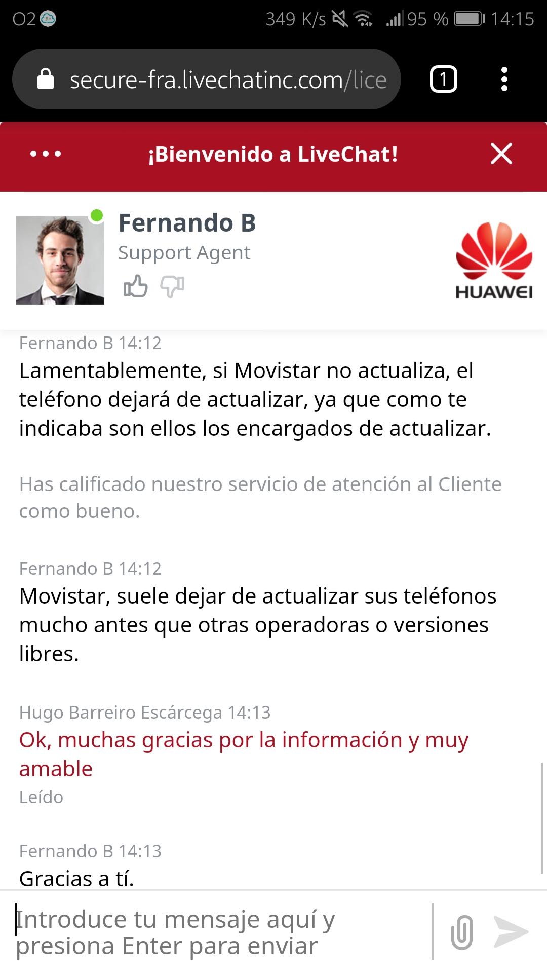 Actualizaciones Huawei P10 - Comunidad Movistar
