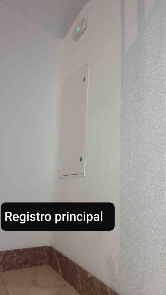 REGISTRO  PRINCIPAL EN PLANTA