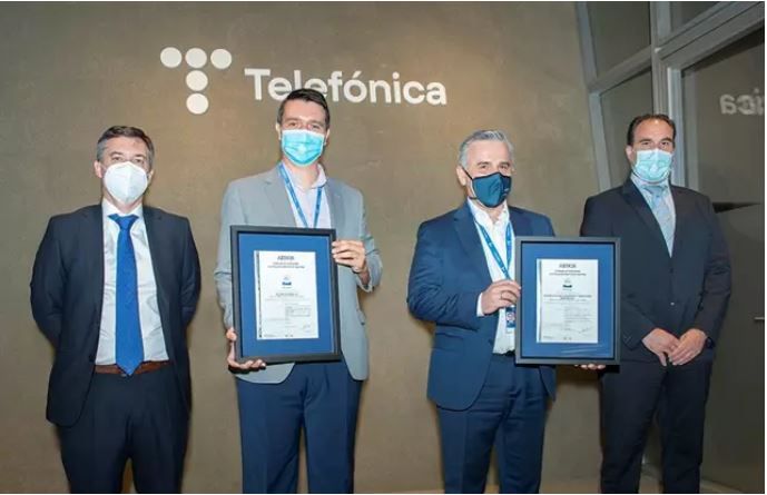 Telefónica España, certificados en seguridad por Aenor.JPG
