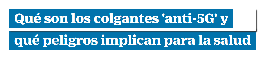 Qué son los colgantes 'anti-5G' y qué peligros implican para la salud