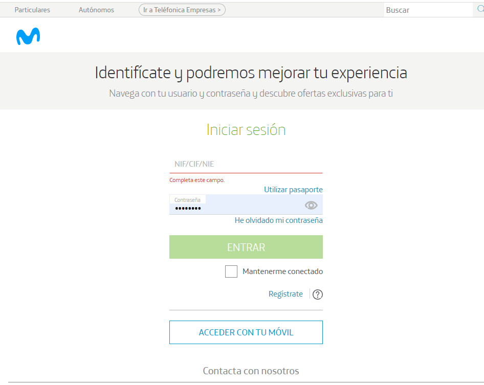 Inicio sesión Cliente Movistar.PNG