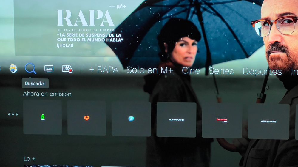 App Apple tv con canales desordenados  priorizando  la  última reproducción
