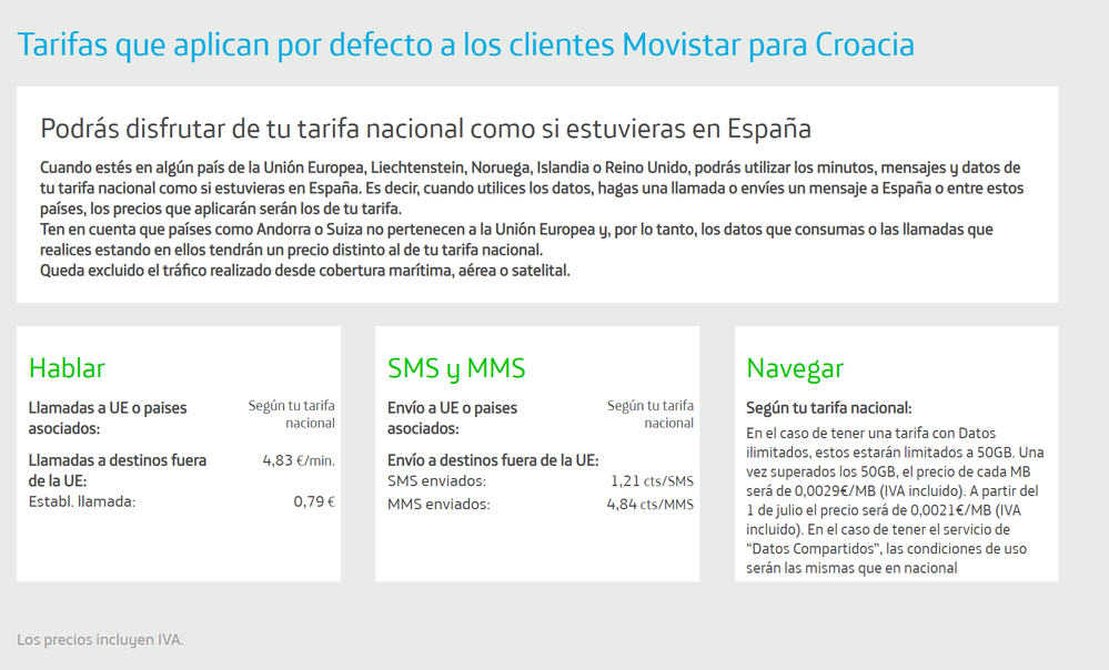 Tarifas que aplican por defecto a los clientes Movistar para Croacia.png