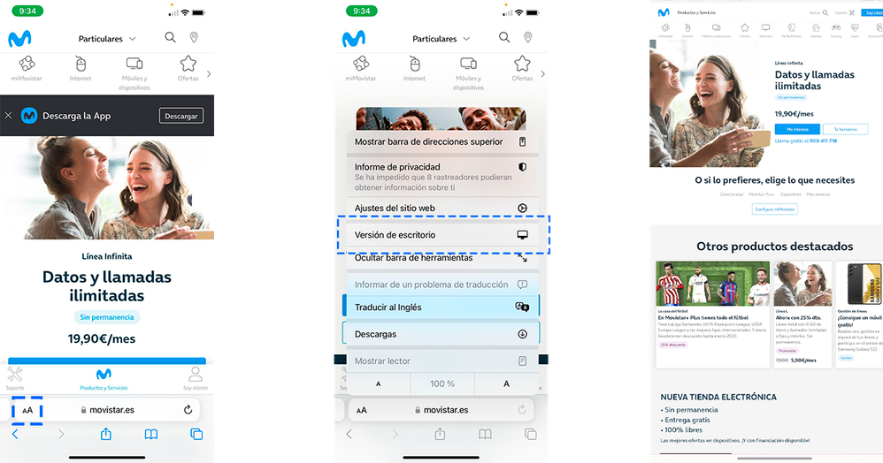 Pantallazos Safari versión PC.png