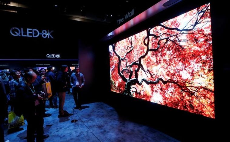 The Wall, pantalla 8K mostrada por Samsung en el CES de 2020