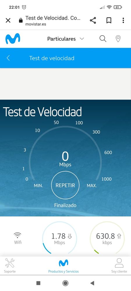 1,78 Mbps descarga 4G Wifi