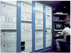 Equipo terminal de cable submarino de fibra óptica OPTICAN de  @Telefonica  , tendido entre las islas de Gran Canaria y Tenerife