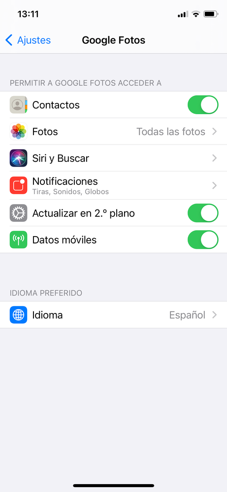 Configuración en google cloud