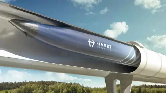El sistema de transporte de Hardt Hyperloop que conectará varias ciudades europeas. Hardt Hyperloop