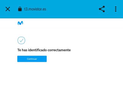 Identificación correcta App
