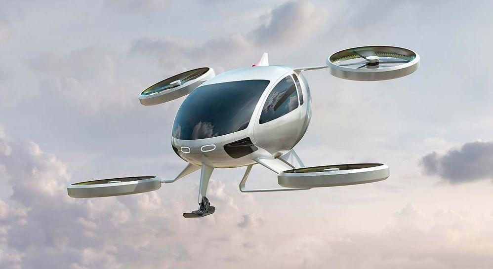 Foto de recurso de un aerotaxi.