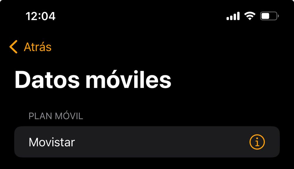 eSim correctamente activada (visto en la App Watch del iPhone)