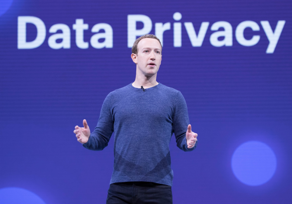 Mark Zuckerberg, fundador y CEO de Meta, en una conferencia sobre privacidad de datos en 2021  //  ABC