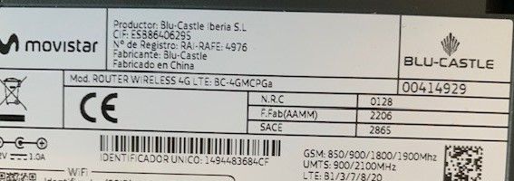 etiqueta detras ruter