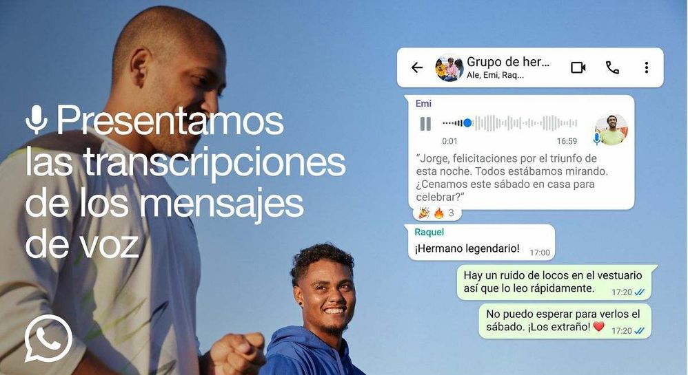 WhatsApp  // Transcripción de audios de WhatsApp