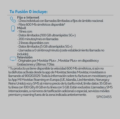 Actualmente tengo esto pero la tercera linea de movil  nunca la he tenido.