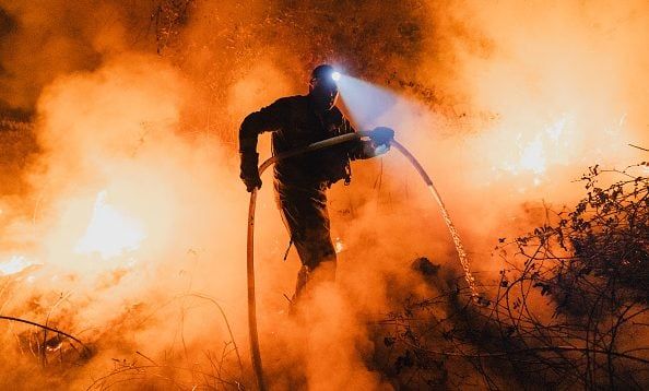 Incendios en Ourense. (Getty Images)