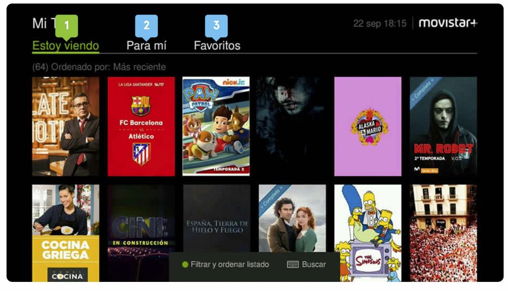 Mi TV guia Movistar TV Movisfera