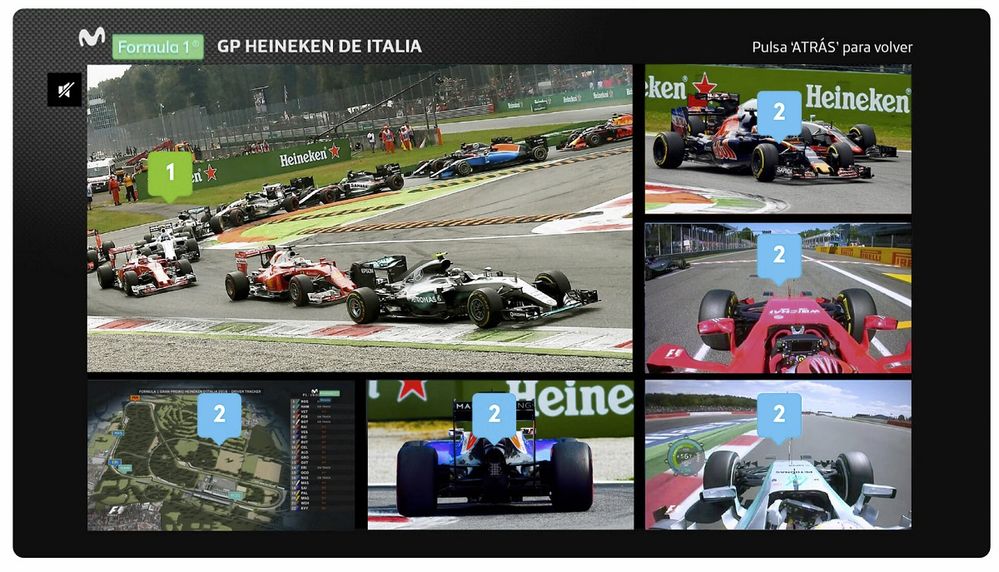 Mosaico guia Movistar TV Movisfera