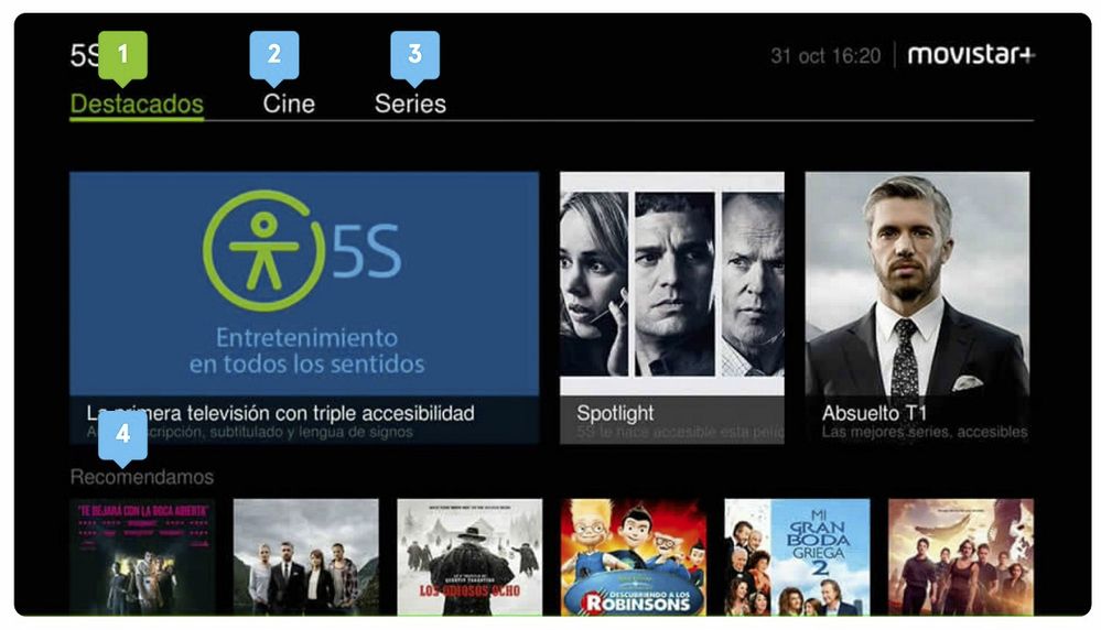 5S guia Movistar TV Movisfera