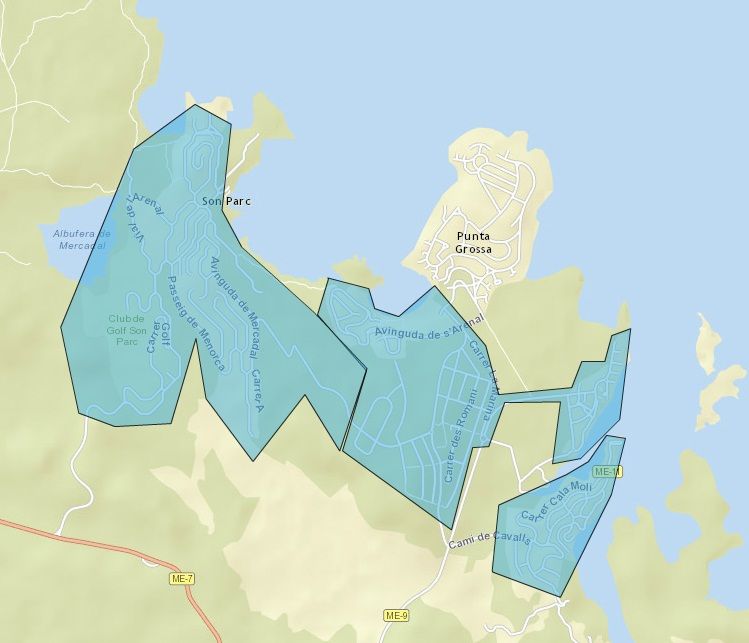 Mapa despliegue Fibra simétrica Movistar Es Mercadal 2.jpg