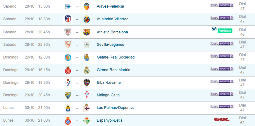 Calendario LaLiga Santander jornada 10, Movistar .png