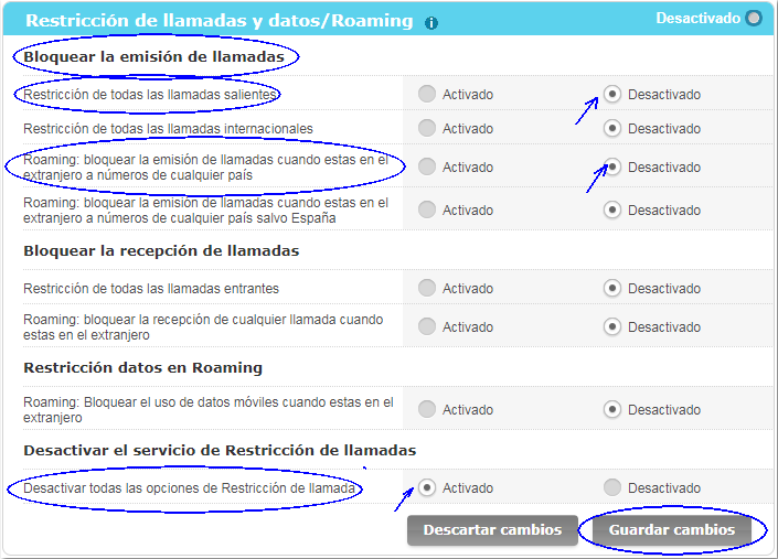 Desactivar restriccion llamadas salientes.PNG