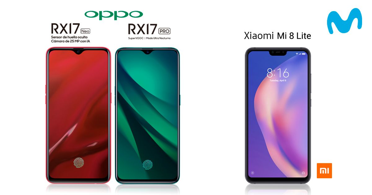 OPPO RX17 Neo y Xiaomi Mi 8 Lite-Comunidad Movistar - 3643134