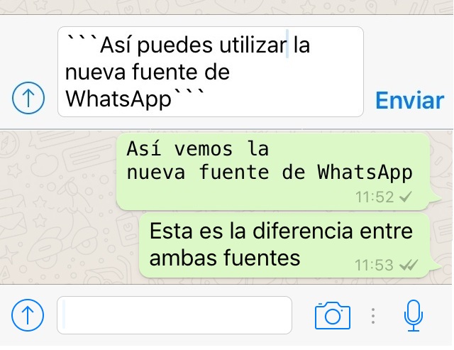 WhatsApp fuente de texto movistar WhatsApp fuente de texto movistar